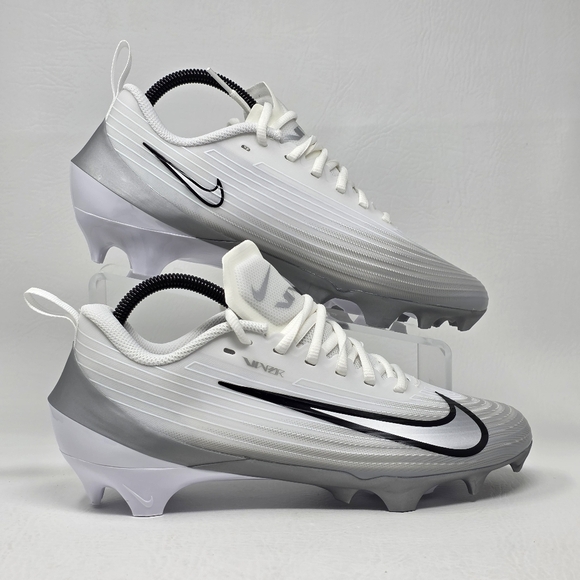 Nike Vapor Speed 3 Men's Size 8 White Silver Football Cleats FB3303-100 New - Picture 2 of 10